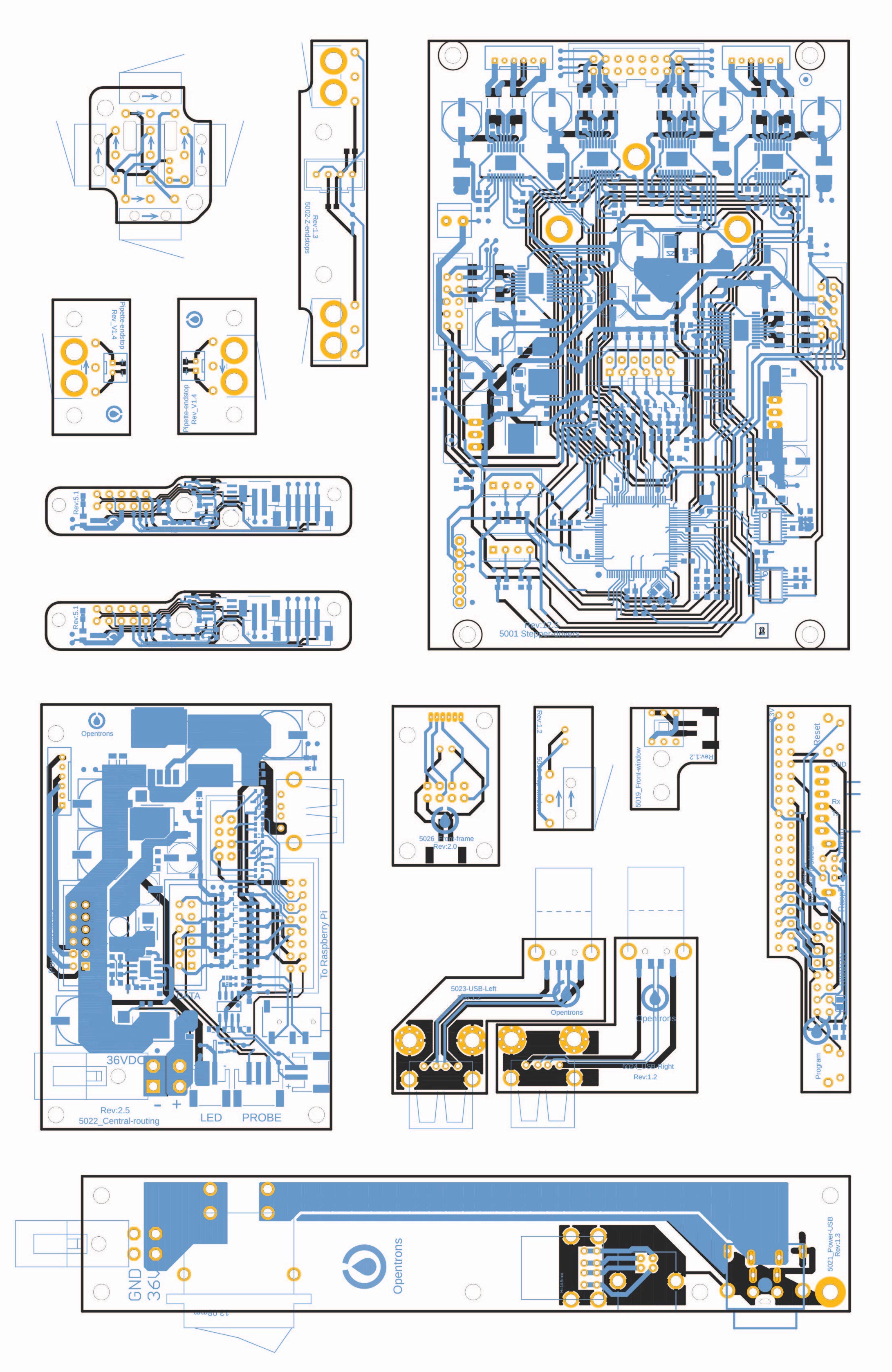 OT2 PCBs Artwork